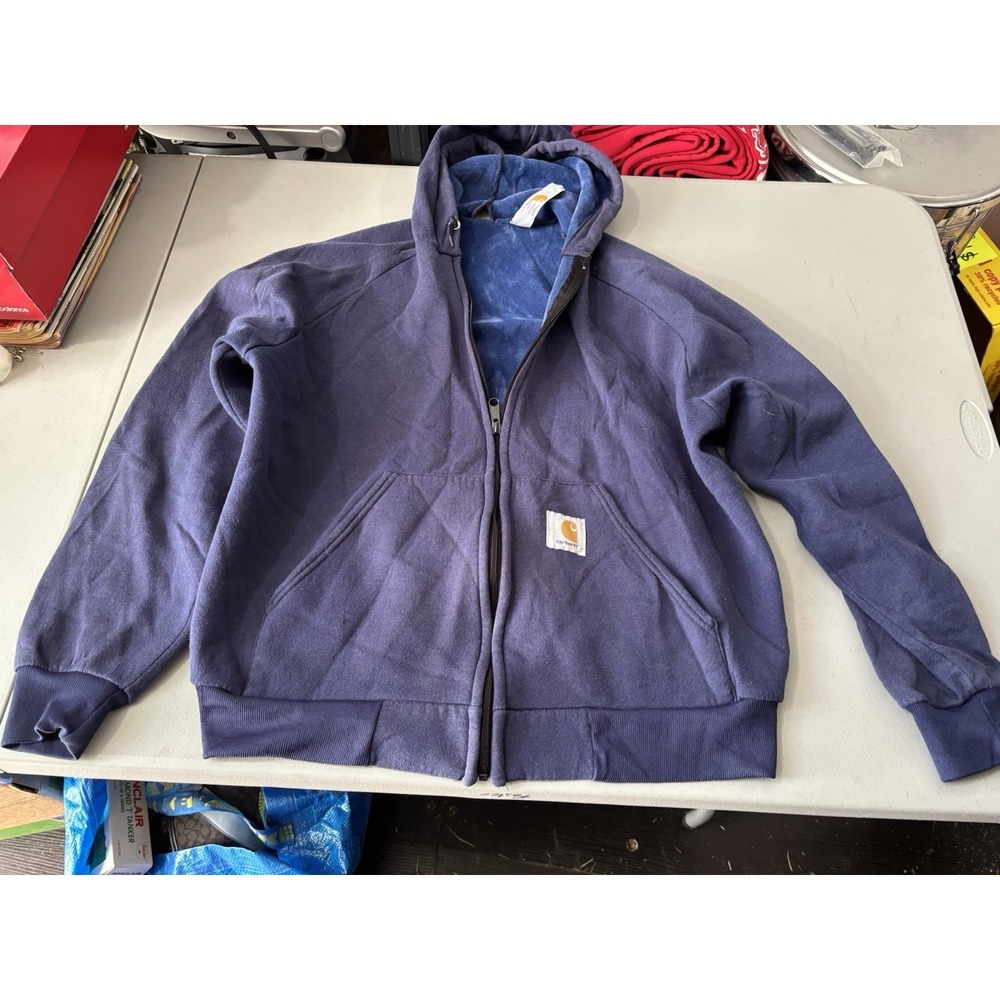 Rare Vintage CARHARTT Rugged Outdoor Wear Full Zip Hoodie Sweatshirt Y2K L